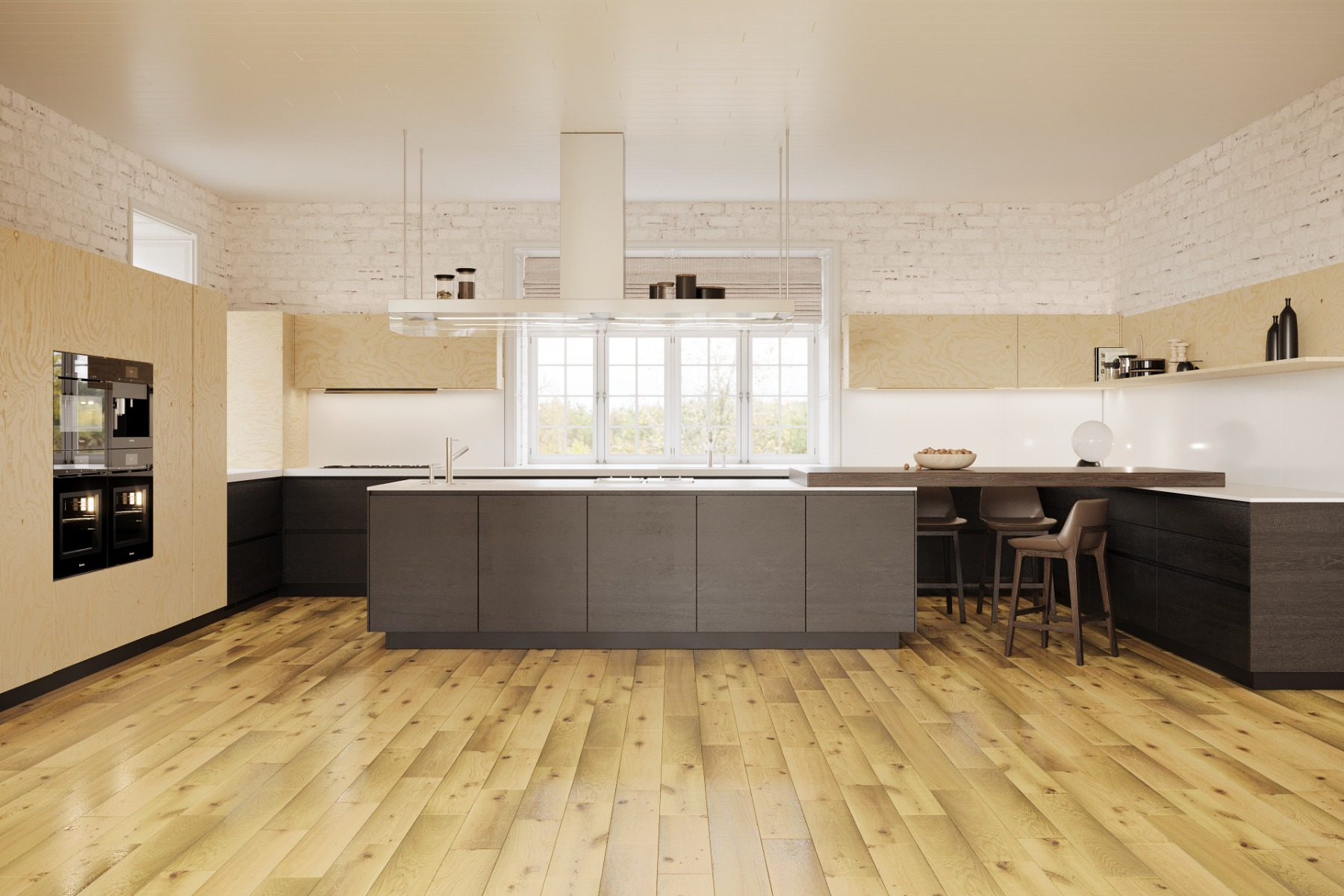 Engineered Wood Flooring In Lacquered Finish