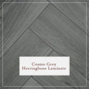 Cosmo Grey Herringbone Laminate