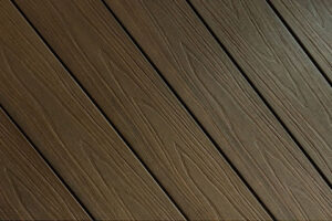 Supremo WPC Double Face Composite Decking Boards Chocolate Teak