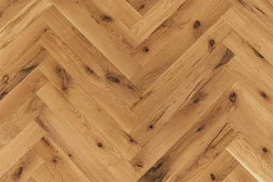 Rustic Engineered Flooring Oak Click Herringbone Country Native Light Brushed Uv Lacquered 12/3mm By 120mm By 600mm FL4506 0