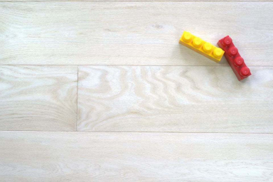 Natural Engineered Flooring Oak Bespoke Click White Stone Brushed Uv Lacquered 14/3mm By 190mm By 1900mm