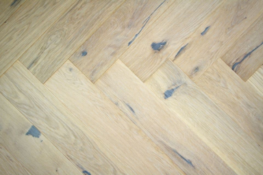 Rustic Engineered Flooring Oak Click Herringbone Country Latte Light Brushed Uv Lacquered 12/3mm By 110mm By 600mm FL4608 0