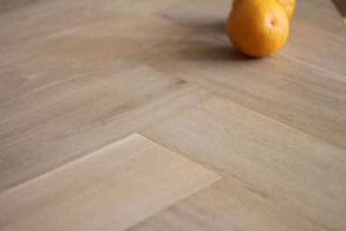Natural Engineered Flooring Oak Bespoke Click Herringbone Norway Brushed Uv Lacquered 12/3mm By 120mm By 550mm FL4567 1