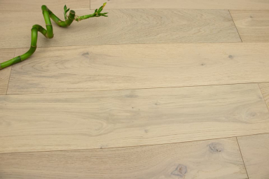 Natural Engineered Flooring Oak Non Visible Brushed UV Lacquered 10/3mm By 150mm By 1200mm FL3559 5