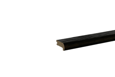 Solid Oak Round Stair Nosing Jet Black 25mm By 60mm By 900mm