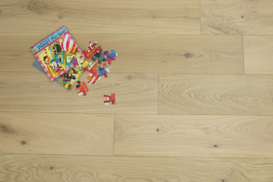 Natural Engineered Flooring Oak Non Visible Brushed UV Lacquered 15/4mm By 220mm By 2200mm FL3771 5