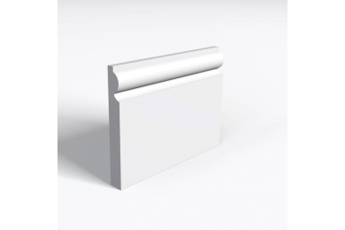 White MDF Skirting15mm By 165mm By 2400mm