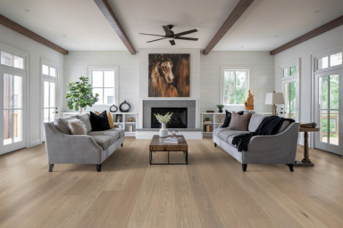 BJELIN Hardened Oak Wood Flooring Click Misty White UV Lacquer 11.3/0.6mm By 206mm By 2200mm FL4419 2