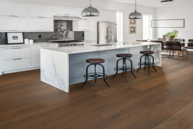 BJELIN Hardened Oak Wood Flooring Click Medium Smoked UV Lacquer 11.3/0.6mm By 206mm By 2200mm FL4418 1
