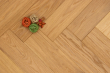 Prime Engineered Flooring Oak Herringbone Brushed Uv Matt Lacquered 14/3mm By 90mm By 450mm FL4440 2