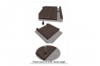 Fascia Decking Composite Supremo Dark Chocolate 50mm 50mm 1000mm DC017-1000 4