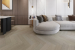 Prime Engineered Flooring Oak Herringbone Ribolla Brushed Uv Lacquered 14/3mm By 120mm By 600mm FL4467 4