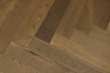 Natural Engineered Flooring Oak Herringbone Smoked Cinnamon Oiled 15/4mm By 90mm By 600mm FL2918 3