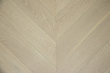 Prime Engineered Flooring Oak Chevron Sunny White Brushed UV Oiled 15/4mm By 90mm By 610mm FL3006 4