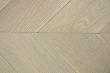 Prime Engineered Flooring Oak Chevron Sunny White Brushed UV Oiled 15/4mm By 90mm By 610mm FL3006 3