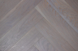 Prime Engineered Flooring Oak Herringbone White Grey Brushed UV Oiled 14/3mm By 98mm By 590mm FL2928 4
