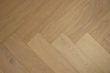 Natural Engineered Flooring Oak Herringbone Non Visible UV Oiled 14/3mm By 120mm By 600mm FL3563 3