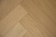 Natural Engineered Flooring Oak Herringbone Non Visible UV Oiled 14/3mm By 120mm By 600mm FL3563 4