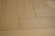 Natural Engineered Flooring Oak Herringbone Non Visible UV Oiled 14/3mm By 120mm By 600mm FL3563 2