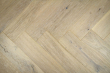 Natural Engineered Flooring Oak Click Herringbone Latte Light Brushed Uv Lacquered 12/3mm By 120mm By 600mm FL4492 2