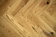 Natural Engineered Flooring Oak Click Herringbone Native Light Brushed Uv Lacquered 12/3mm By 120mm By 600mm FL4493 0