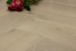 Natural Engineered Flooring Oak Herringbone Coral Brushed Wax Oiled 16/4mm By 140mm By 580mm FL4512 1