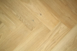 Natural Engineered Flooring Oak Bespoke Click Herringbone Japan Brushed Uv Lacquered 12/3mm By 120mm By 550mm FL4555 3