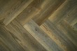 Natural Engineered Flooring Oak Bespoke Click Herringbone Miami Sun Brushed Uv Lacquered 12/3mm By 120mm By 550mm FL4565 3