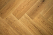 Natural Engineered Flooring Oak Bespoke Click Herringbone Wyoming Brushed Uv Lacquered 12/3mm By 120mm By 550mm FL4569 7