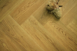Prime Engineered Flooring Oak  Bespoke Click Herringbone Wyoming Brushed Uv Lacquered 12/3mm By 120mm By 550mm FL4578 3