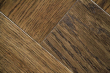 Rustic Engineered Flooring Oak Click Herringbone Country Nero Light Brushed Uv Lacquered 12/3mm By 120mm By 600mm FL4599 3