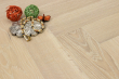 Prime Engineered Flooring Oak Bespoke Click Herringbone Sunny White Brushed UV Oiled 12/3mm By 120mm By 550mm FL4602 0