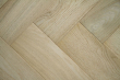 Prime Engineered Flooring Oak Bespoke Click Herringbone White Stone Brushed Uv Lacquered 12/3mm By 110mm By 600mm FL4604 8