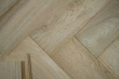 Prime Engineered Flooring Oak Bespoke Click Herringbone White Stone Brushed Uv Lacquered 12/3mm By 110mm By 600mm FL4604 9