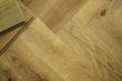 Select Engineered Flooring Oak Bespoke Click Herringbone Montana Brushed Uv Lacquered 12/3mm By 120mm By 550mm FL4609 7