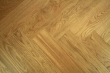 Prime Engineered Flooring Oak Herringbone Paris Brown Brushed Uv Oiled 14/3mm By 120mm By 600mm FL4621 1