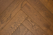 Natural Engineered Flooring Oak Click Herringbone Coffee Brushed Uv Oiled 12/3mm By 110mm By 600mm FL4632 2