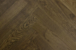 Natural Engineered Flooring Oak Herringbone Cognac UV Oiled No Bevel 11/3.6mm By 70mm By 490mm HB045 3