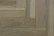 Natural Engineered Flooring Oak Herringbone Smoked Grey Brushed UV Oiled 15/4mm By 90mm By 600mm HB053 5