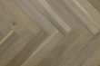 Natural Engineered Flooring Oak Herringbone Smoked Grey Brushed UV Oiled 15/4mm By 90mm By 600mm HB053 3