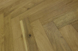 Natural Engineered Flooring Oak Herringbone Smoked Brushed UV Oiled 15/4mm By 90mm By 600mm HB054 1