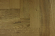 Natural Engineered Flooring Oak Herringbone Smoked Brushed UV Oiled 15/4mm By 90mm By 600mm HB054 4
