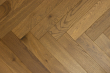 Natural Engineered Flooring Oak Herringbone Light Smoked Brushed UV Oiled 14/3mm By 90mm By 600mm HB063 3