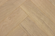 Prime Engineered Flooring Oak Herringbone Raw Blanco UV Oiled 15/4mm By 120mm By 600mm HB073 2