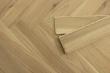 Natural Engineered Flooring Oak Herringbone Non Visible Uv Oiled Non-Beveled 10/3mm By 70mm By 490mm HB082 5