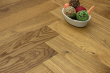 Natural Engineered Flooring Oak Herringbone Light Smoked Brushed UV Oiled 15/4mm By 90mm By 600mm FL3839 13