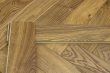Natural Engineered Flooring Oak Herringbone Smoked Brushed UV Oiled 15/4mm By 90mm By 600mm FL3574 2