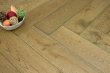 Natural Engineered Flooring Oak Herringbone Cognac Brushed UV Oiled 15/4mm By 125mm By 600mm FL4105 6