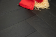 Rustic Engineered Flooring Oak Herringbone Jet Black Brushed UV Lacquered 14/3mm By 125mm By 600mm FL4226 7