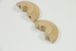 Pair of Oak Unfinished Pipe Covers 10mm AC289 3